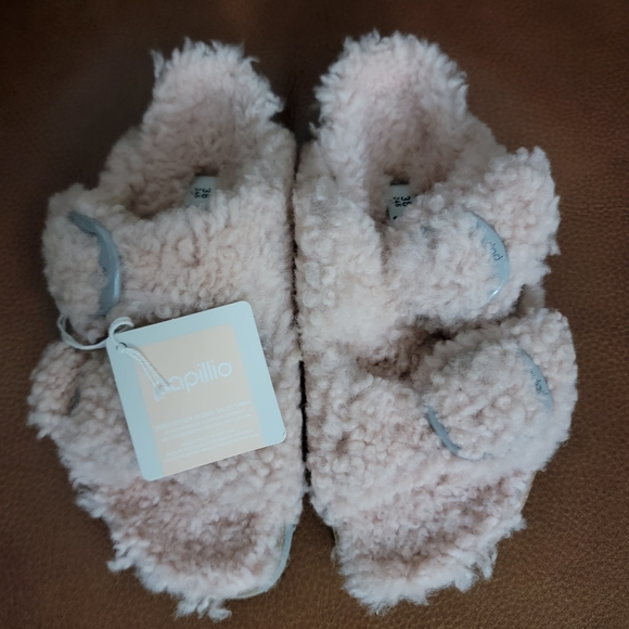 Birkenstock Arizona Teddy Big Buckle Shearling, Crystal Rose, Narrow Fit - Picture 10 of 10